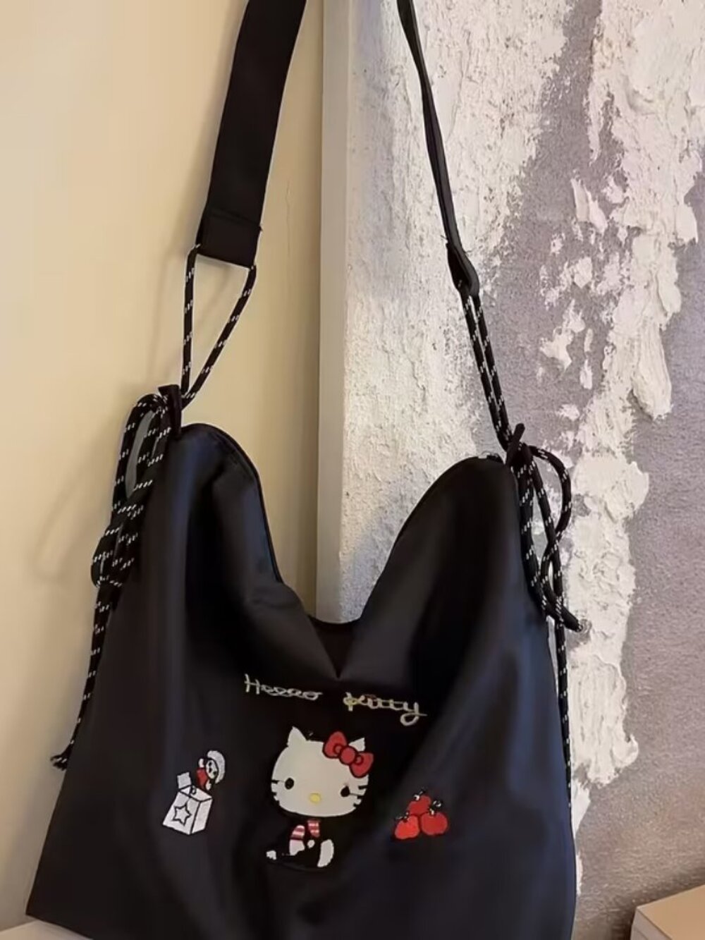 Sanrio Hello Kitty Black Crossbody Bag